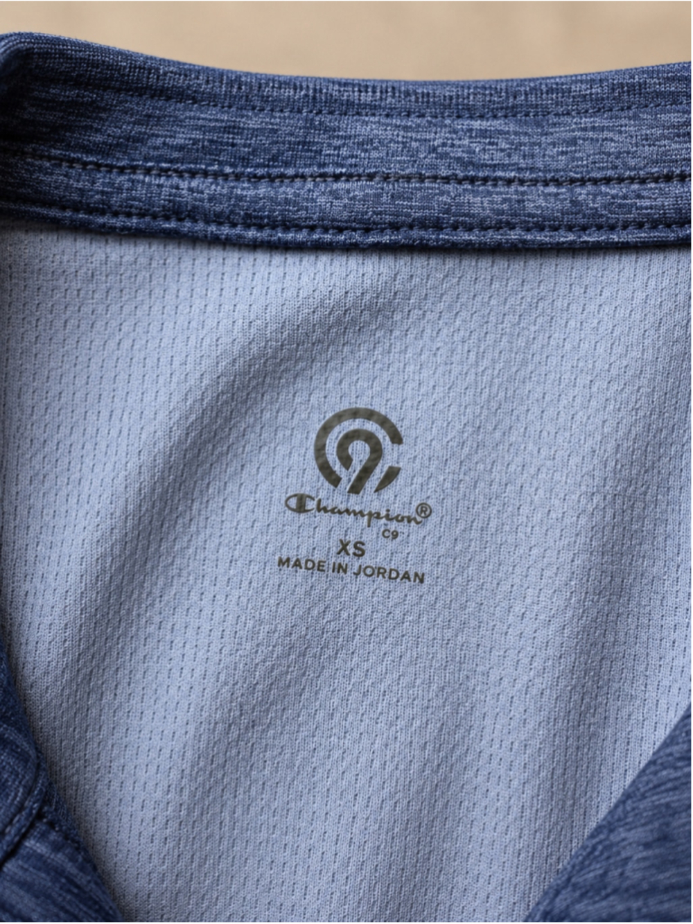 Champion C9 Women’s Run Half-Zip Pullover Military Blue Heather – Size XS - Picture 10 of 11
